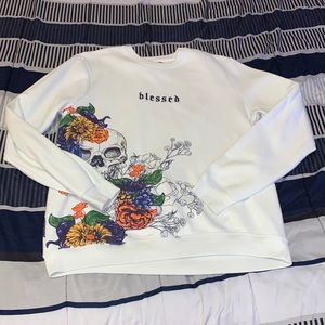 Light greenish shirt